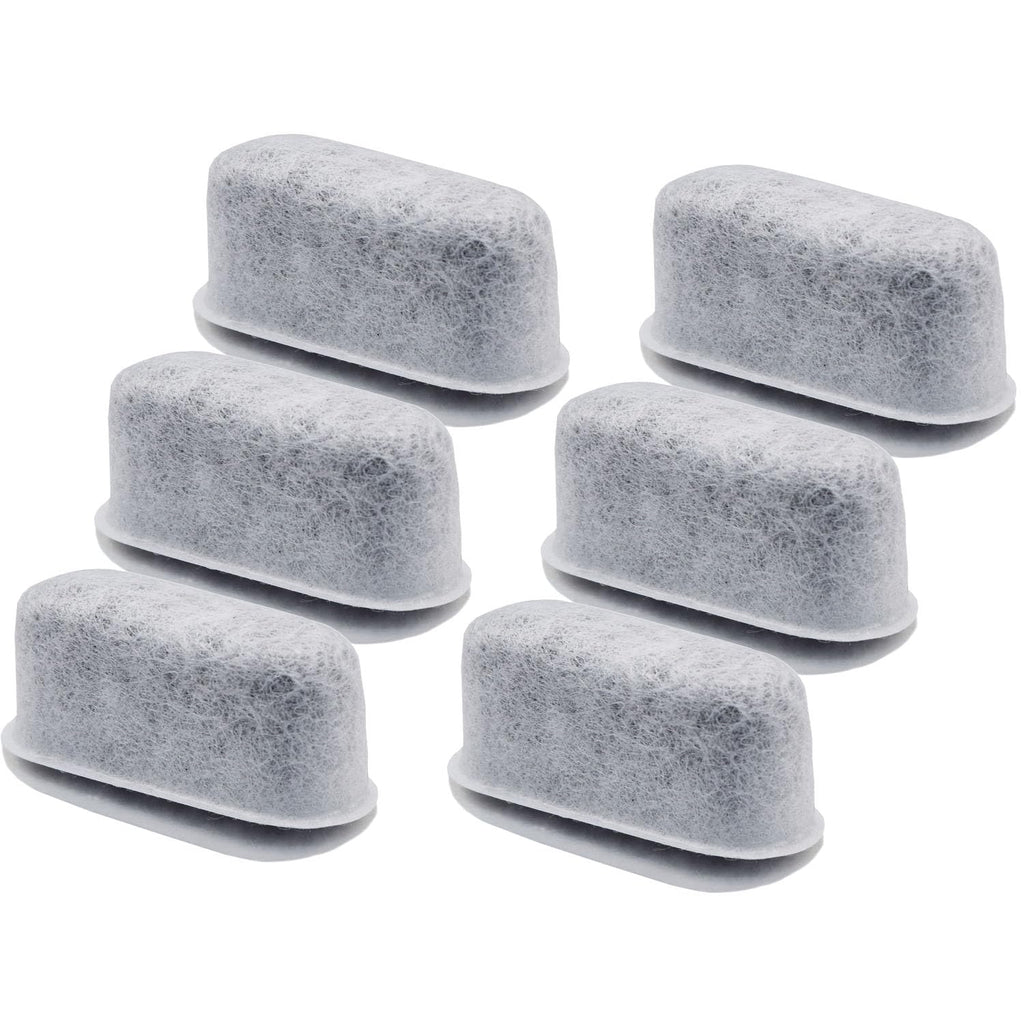 6-Pack Replacement Charcoal Water Filters for All Cuisinart Coffee Makers & Reusable Coffee Filter Compatible With Cuisinart Coffee