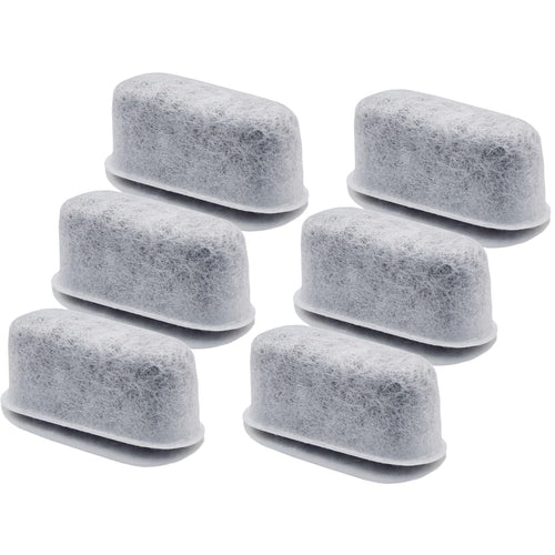 6-Pack Replacement Charcoal Water Filters for All Cuisinart Coffee Makers & Reusable Coffee Filter Compatible With Cuisinart Coffee